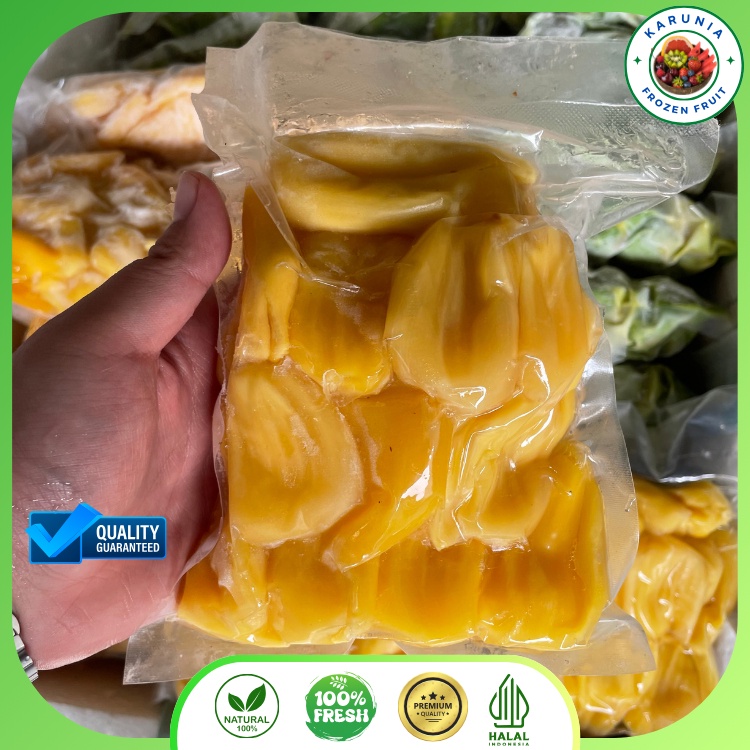 

NANGKA MADU FROZEN/BUAH NANGKA BEKU/ BUAH BEKU NANGKA/ FROZEN FRUIT NANGKA 500 GR dan 1KG KEMASAN