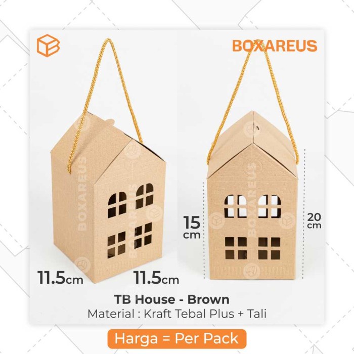 

SOUVEN- Box Hampers Natal Kotak Toples Thinwall Kemasan Christmas TB House