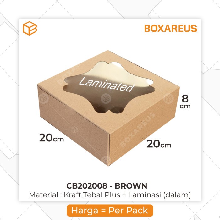 

SOUVEN- Dus Kue Cake Box Kotak Packaging Kemasan - CB202008