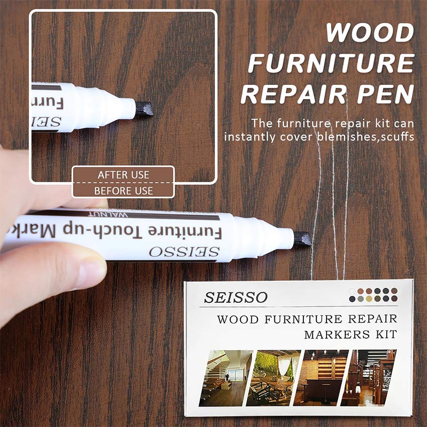 

IK! Furniture Marker Spidol Repair Marker Penghilang Goresan Kayu - Furniture Touch Up Marker Untuk