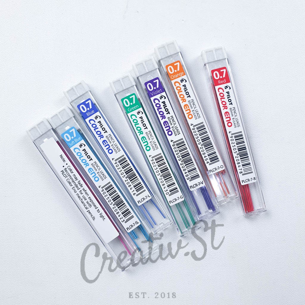 

IK! Pilot Color Eno Pencil Lead Isi Pensil Mekanik Pilot Warna Warni 0.7 Mm