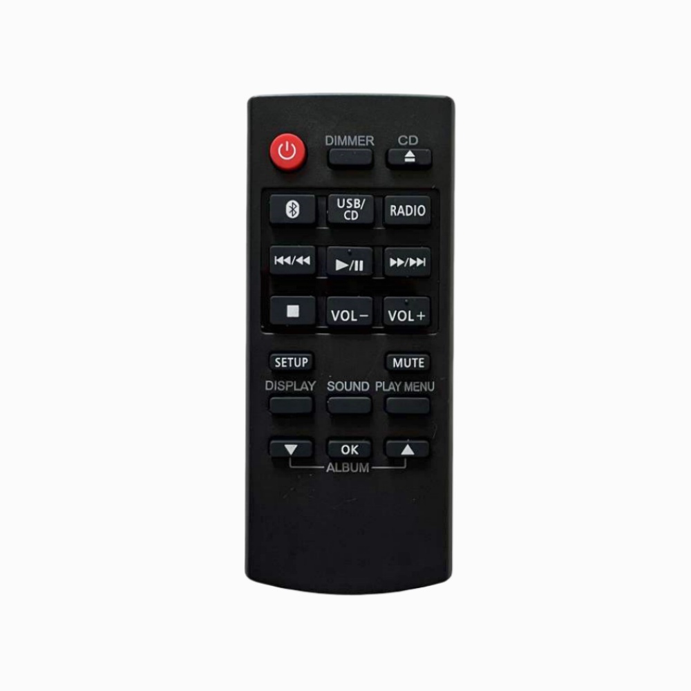 New Replacement Remote Control Fit For Panasonic Audio System Sa-Akx200 Sc-Hc200 Sc-Hc302
