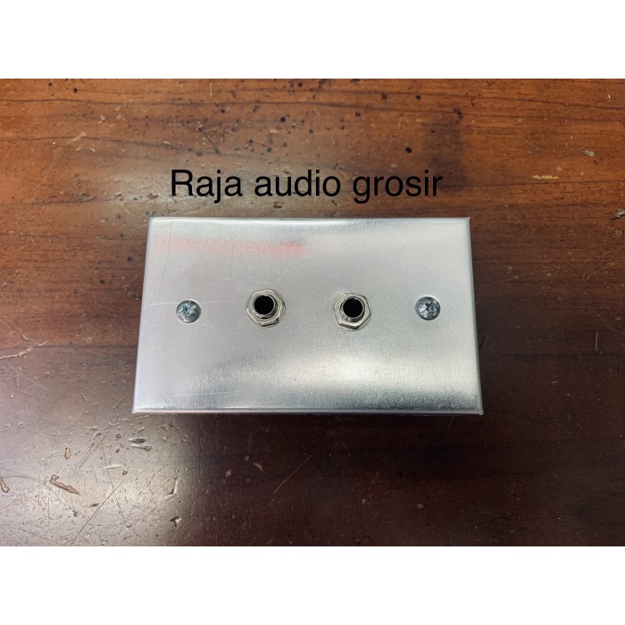 Paling Berkualitas Panel Mic Jek Akai Tanam 2 Channel Jack Akai Box Tembok Tanam 2.