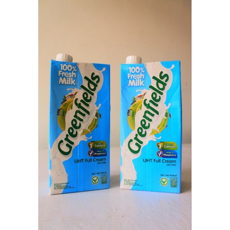 

Susu UHT Greenfields Full Cream 1 Liter isi 12 pcs Karton/Dus