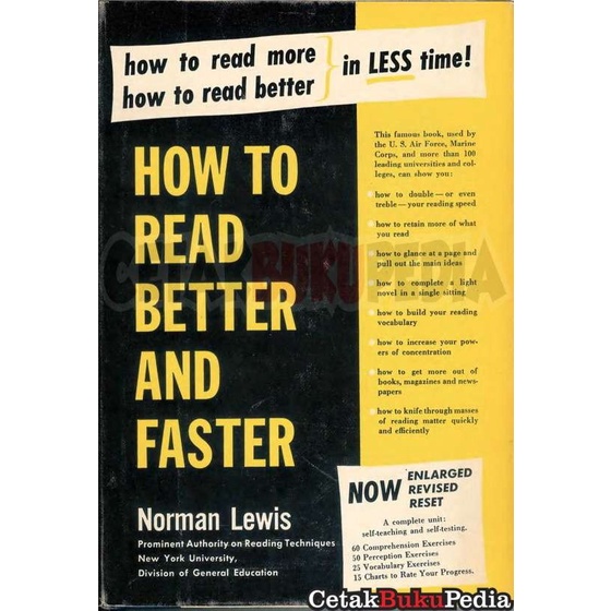 Book How To Read Better Faster