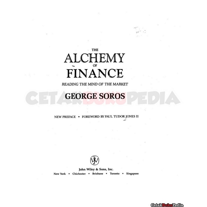Book The Alchemy Of Finance Reading Mind Of Market George Soros,