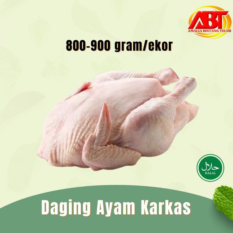 

ABT - Daging Ayam Karkas Broiler Berat 800-900 gram per ekor