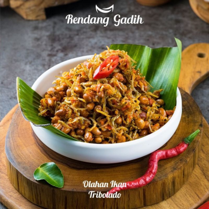 

Tribolado Teri Kacang Balado Rendang Gadih