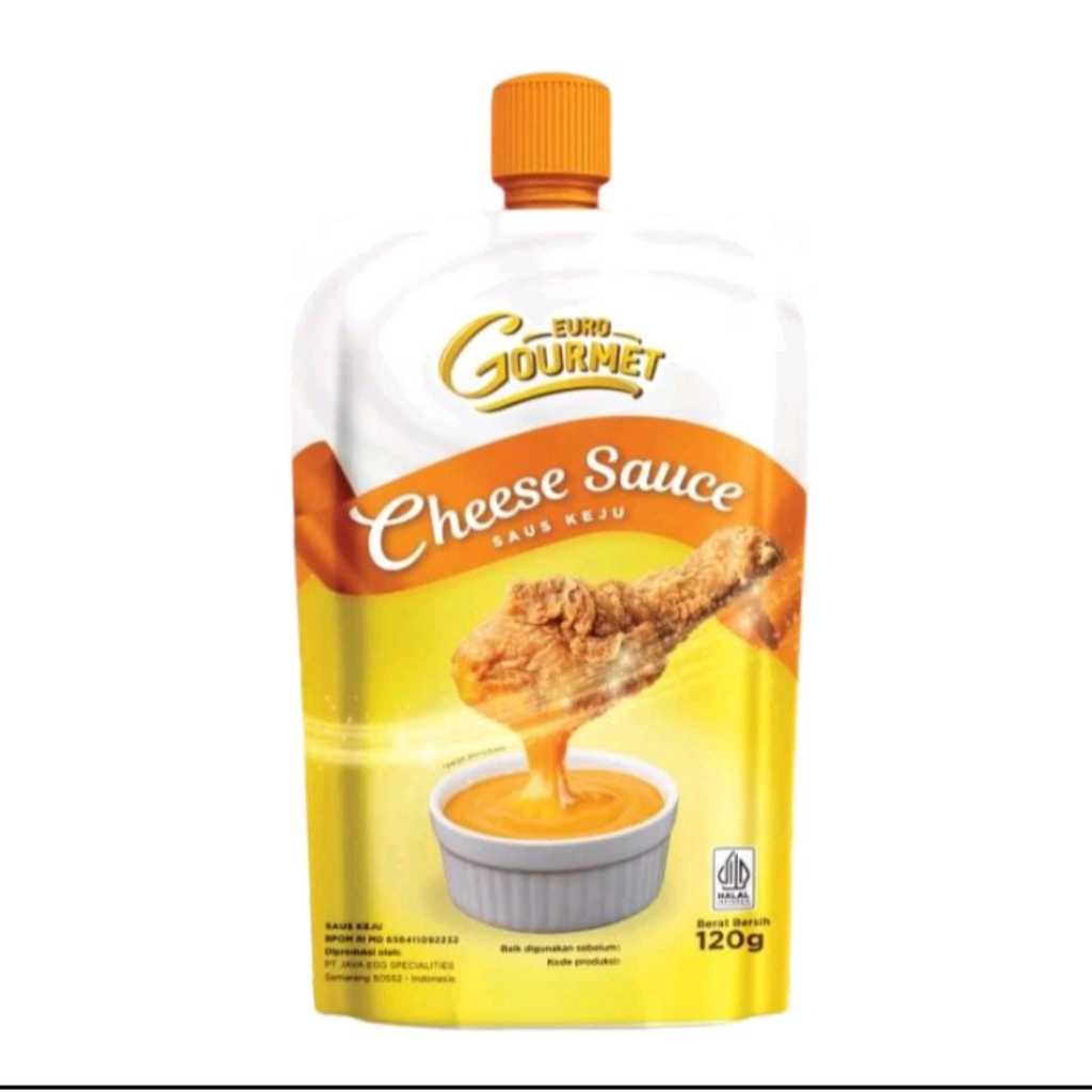 

Euro Gourmet Cheese Sauce 120gr 500gr Saus Keju