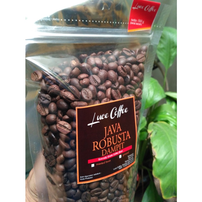 

JH8 Kopi Java Robusta Dampit 240gr - Luce Coffee - Biji atau Bubuk