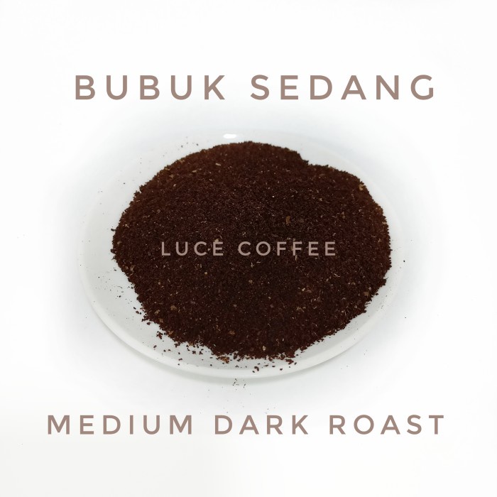 

JH8 Kopi Espresso Blend Robusta Arabica 500gr-Biji atau bubuk- lucecoffee