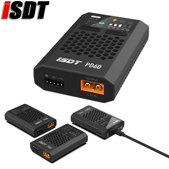 Terlaris ISDT URUAV PD60 6A Battery Balance Charger Type-C Input 1-4S Lipo