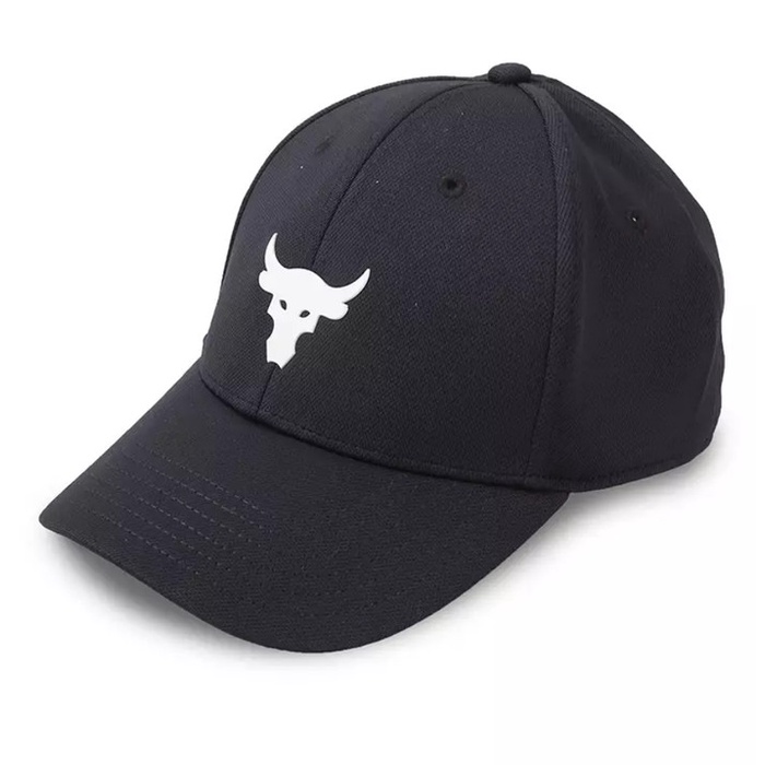 Under Armour UA Project Rock Snapback Cap W Black 1376719-001 Topi Original 100%