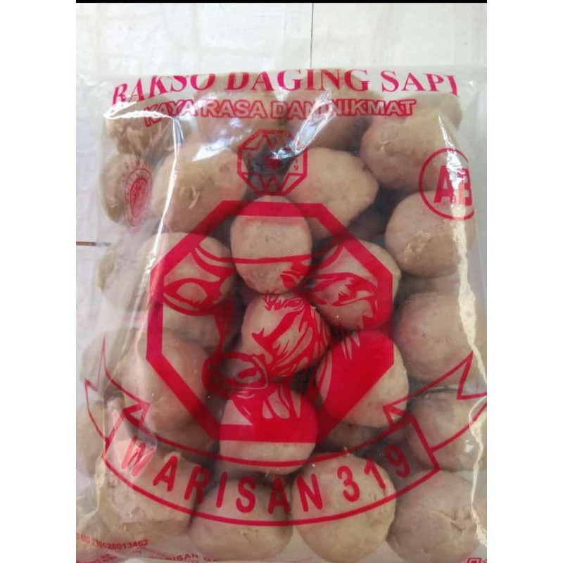 

Bakso Daging Sapi Warisan 319 isi 50 pcs