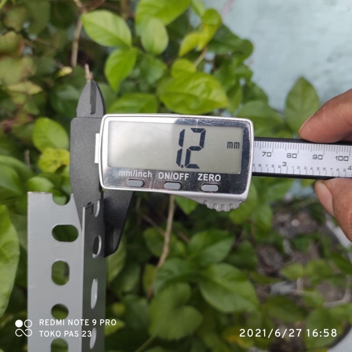 BESI SIKU LUBANG BESI SIKU RAK 200 cm 2 meter