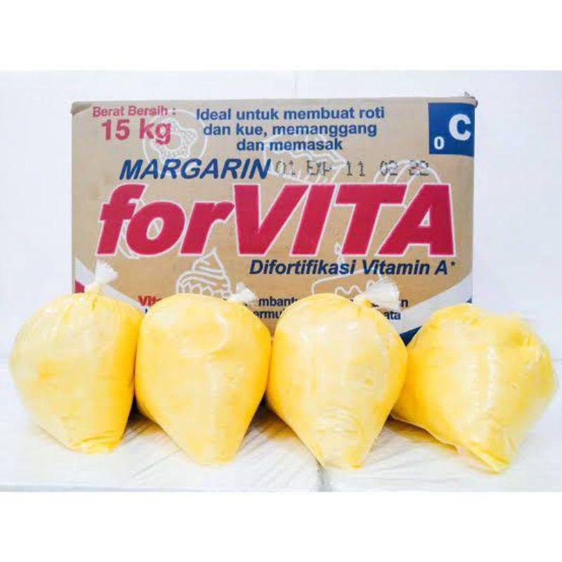 

mentega margarine forvita 1kg repack