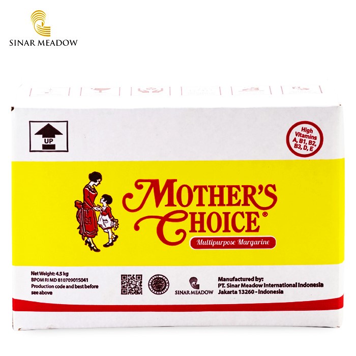 

Mother's Choice Multipurpose Margarine 4.5 Kg (Margarin Serbaguna)
