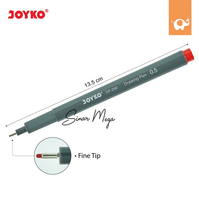 

Joyko Drawing Pen DP-298S-059C Pena Gambar 1 Set 9 Pcs Murah Berkualitas