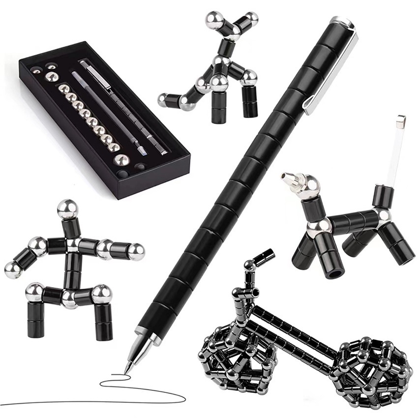 

Pena Polar Magnetik Magnetic Metal Pen Pena Mainan Magnet Pen Logam Dekompresi Kreatif Multifungsi