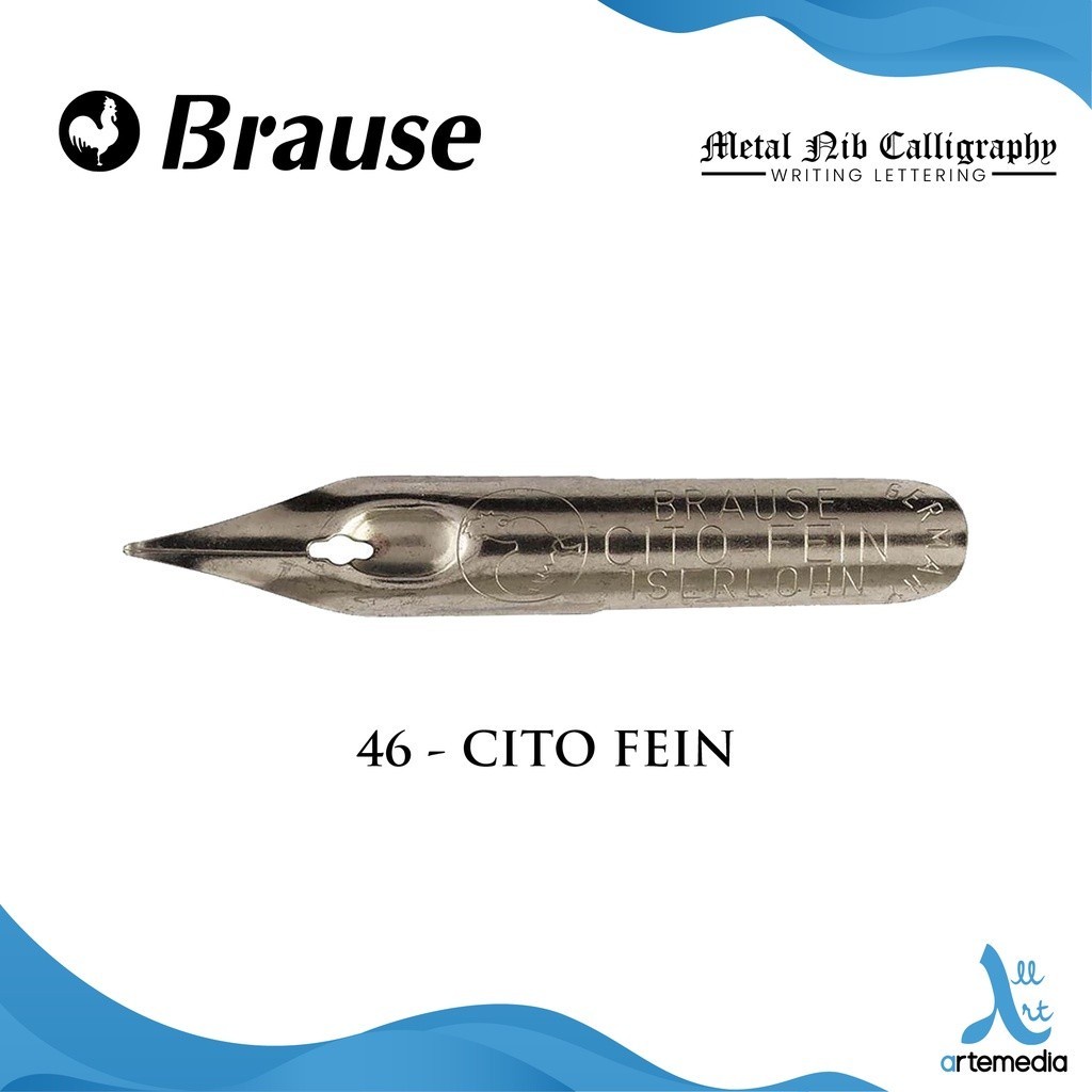 

Brause Metal Nib Calligraphy Writing Lettering Mata Pena Kaligrafi