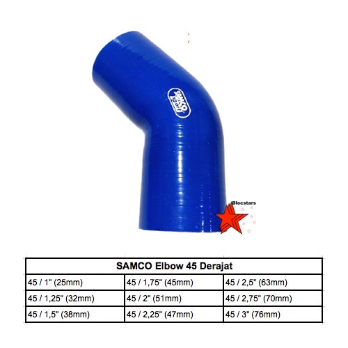 SAMCO ELBOW 45 DERAJAT