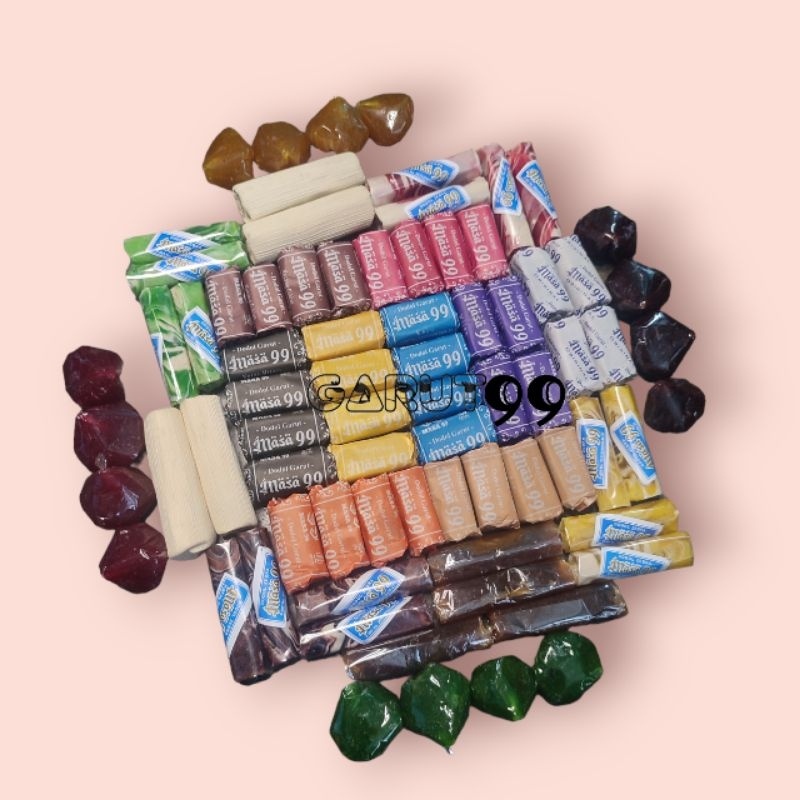 

HJ Dodol Garut Original 500gr / Dodol Kiloan Campur Asli Khas Garut