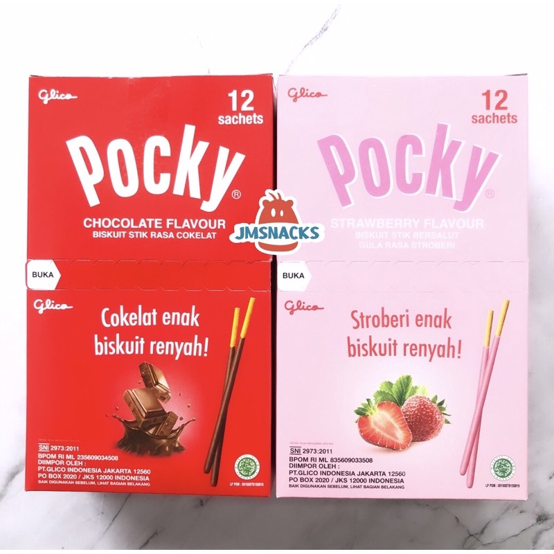 

HJ [PROMO!!] Pocky Single 1 Pak isi 12pcs x 12gr - stik wafer nikmat