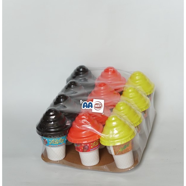 

HJ YEN YEN WAFER SALUT COKLAT BENTUK ICE CREAM CONE ISI 12 X 20GR