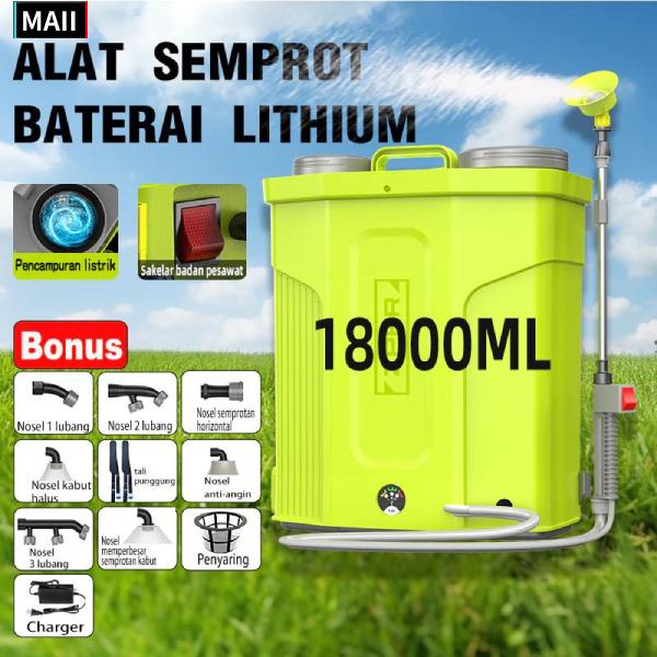 Promo CodZper Alat Semprot Tangki Sprayer Manual 18 Liter Elektrik Zp029 Semprotan Pertanian Tangki