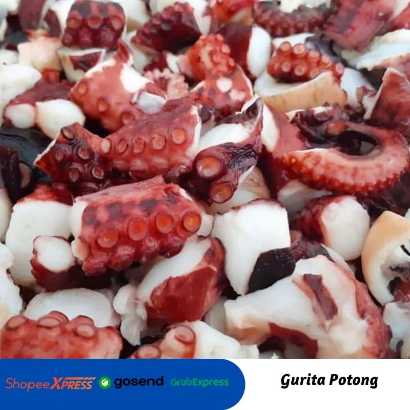 

Gurita/ Gurita Potong/ Tako Cut/ Gurita Takoyaki/ kemasan 1 kg