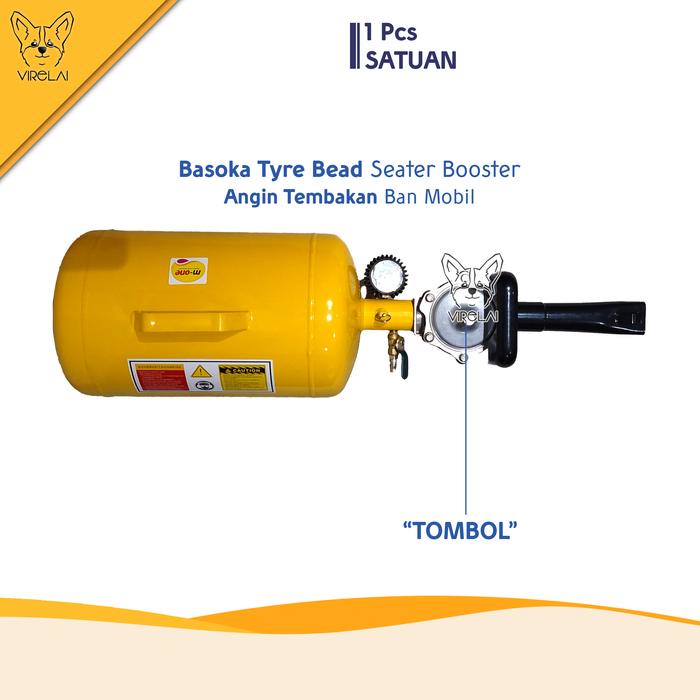 Basoka Bazooka Tyre Bead Seater Booster Angin Tembakan Ban Mobil - Asli