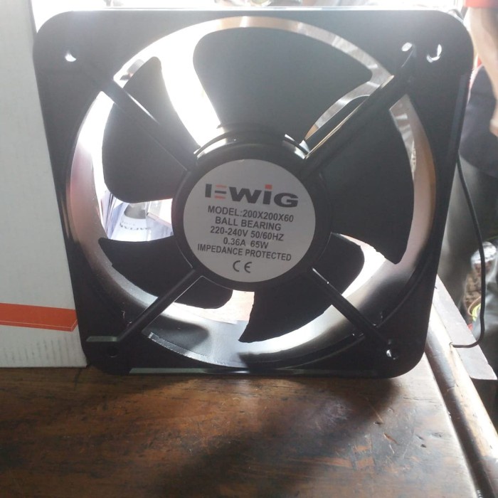 TOP EXHAUST FAN EWIG 200X200X60 8 INCH 8" / KIPAS HISAP EWIG 200X200X60 8" -