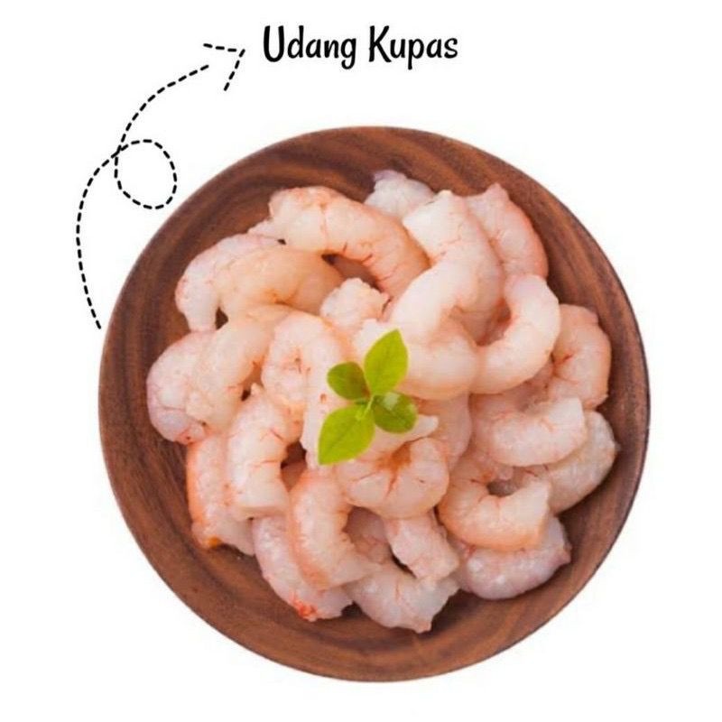 

Udang Kupas Bersih size Medium Frozen Segar Beku - 500gram