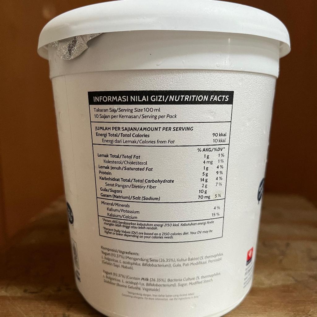 

BIOKUL STIRRED YOGURT PLAIN 1 LITER (1000 ML)