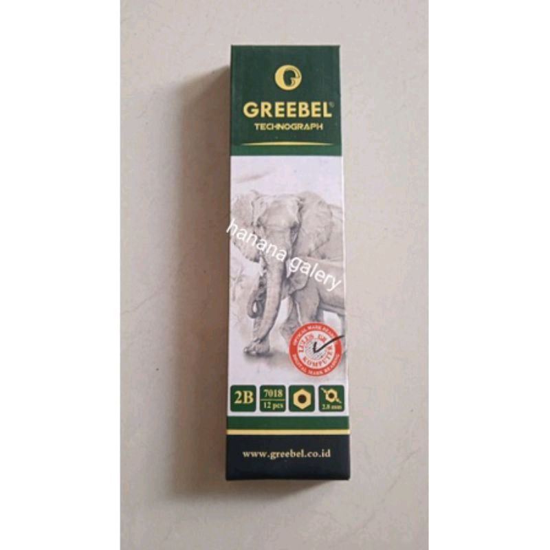 

Pensil GREEBEL TECHNOGRAPH 2B ORIGINAL (1 Pack isi 12 pcs)