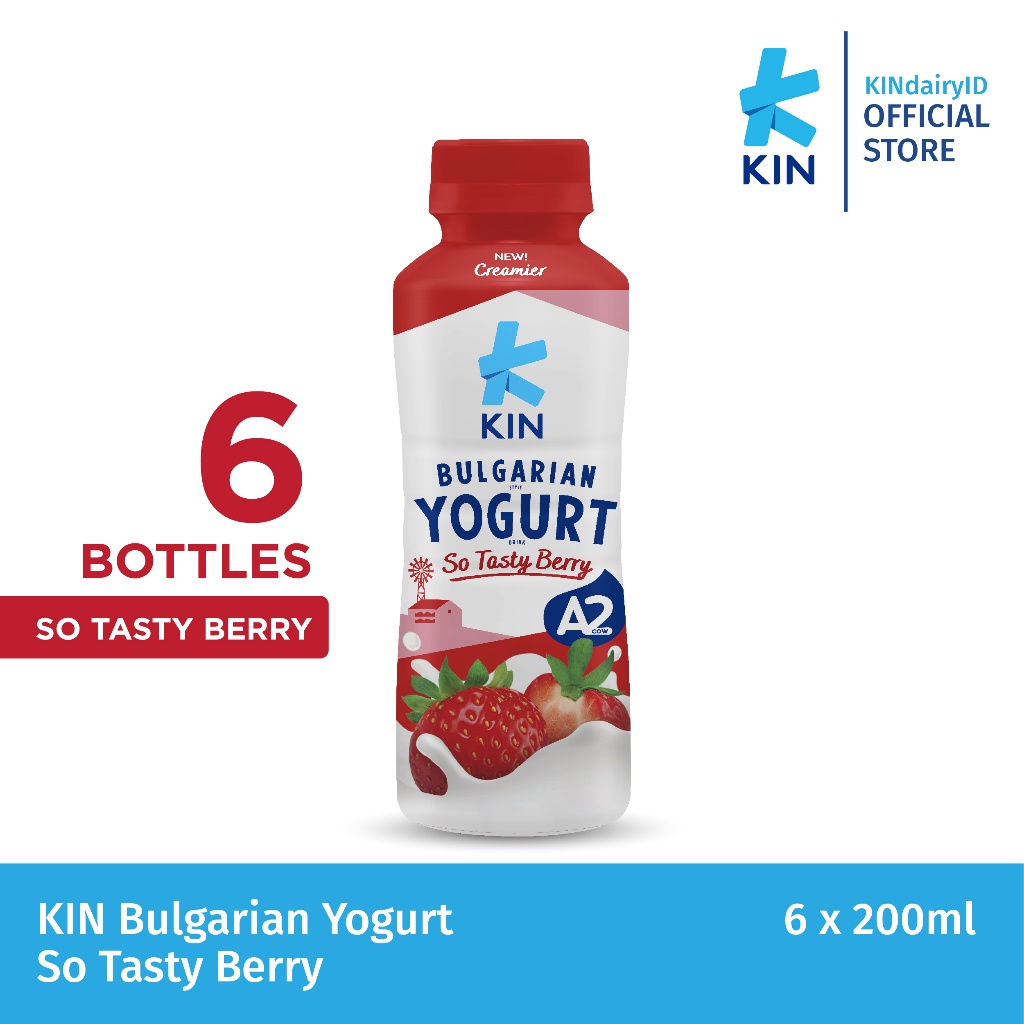 

KIN BULGARIAN YOGURT STRAWBERRY (6x200 ML)