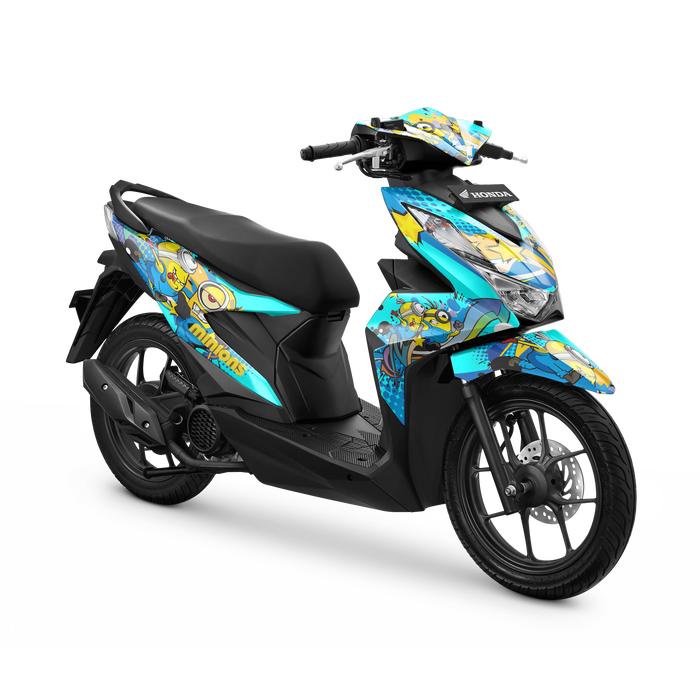 ready stok stiker full body dekal beat fi 2021 2022 2023 2020 - minion motor original