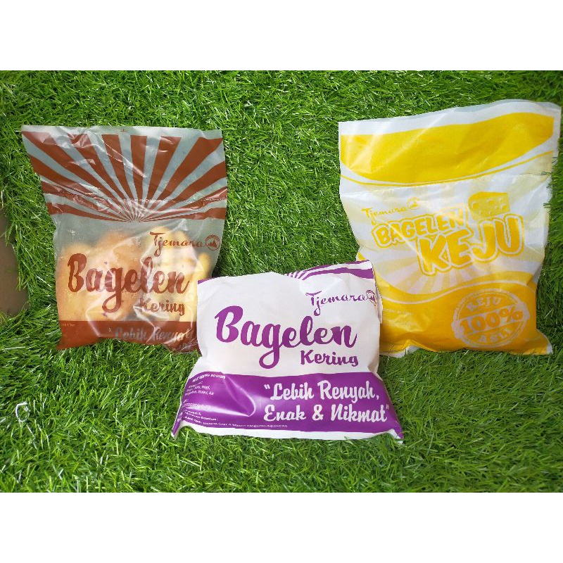 

HJ KUE BAGELEN TJEMARA 3 RASA ORI, MESES, KEJU per dus