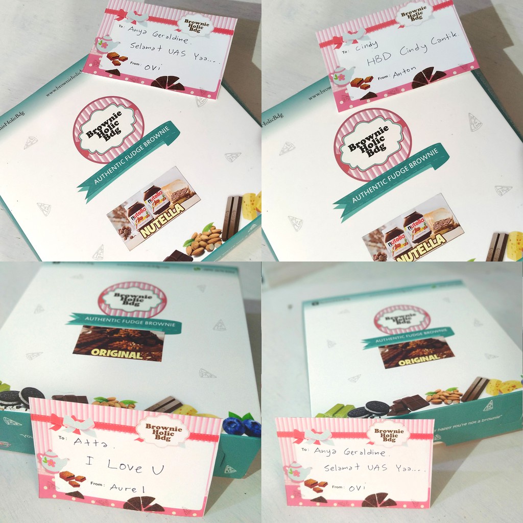 

HJ Fudgy Brownies KitKat Fudge Lezat Terfavorite by Brownieholicbdg