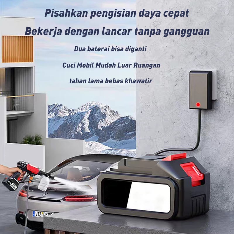 BIGSALE ALAT CUCI MOBIL 150BAR JET CLEANER MESIN CUCI MOBIL ISI ULANG PISTOL AIR LISTRIK MESIN CUCI
