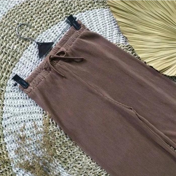 KeCe celana kulot lidi murah 50 ribu dapat 3pcs celana wanita kekinian