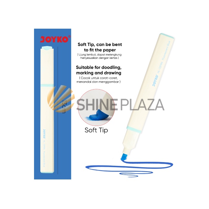 

Highlighter Set Joyko HL-72PTL-6 - Penanda Berwarna Joyko Pastel Color