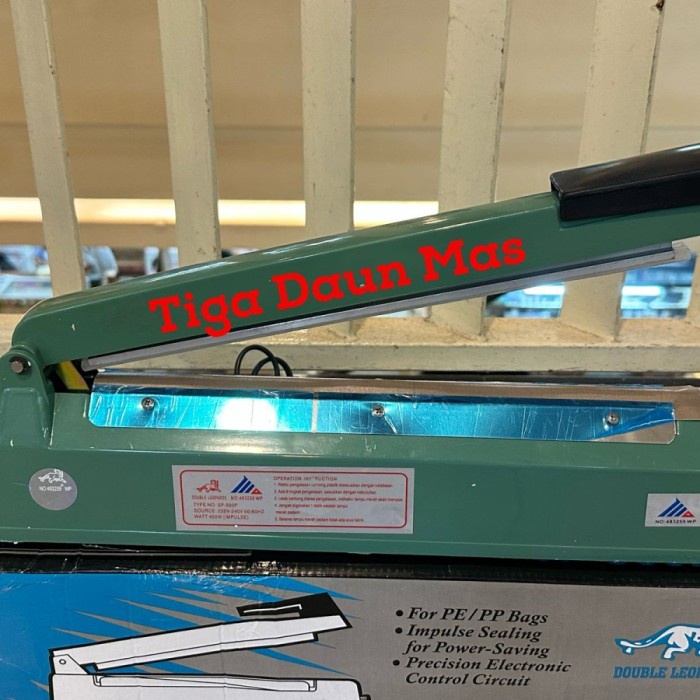 Hemat Hand Sealer Double Leopard 30 Cm Plastik Impulse Sealer Double Leopard