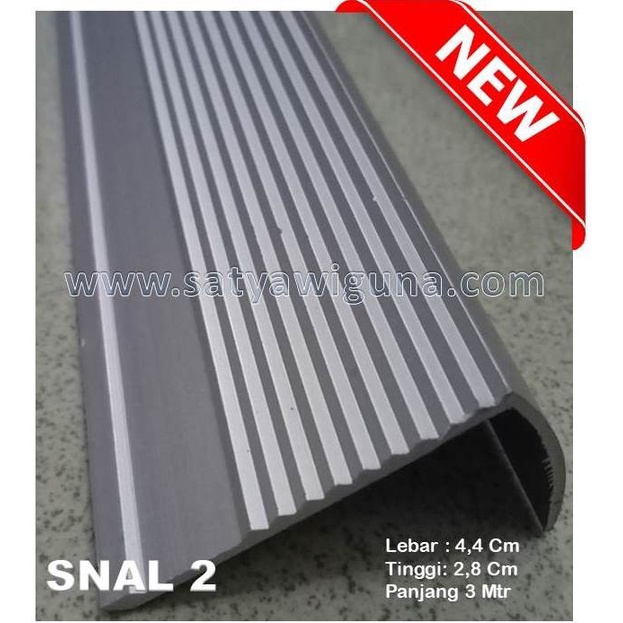 Jual [READY] Stair Nosing / Lis tangga / Step Nosing ALumunium SNAL2