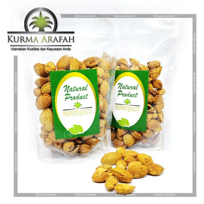 

Kacang Almond Oven / panggang 1 kg