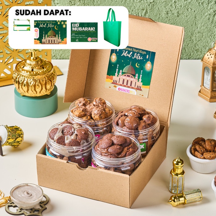 

Hampers Lebaran / Ramadhan - Paket Kue DELUXE Bundle Bakersbell