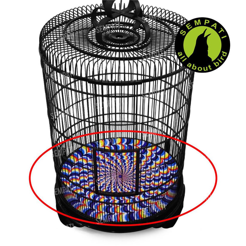 Ready SEMPATI Karpet Sangkar Kandang Burung Murai Batu No 2 Motif Pelangi 3d 3 Dimensi Karpet Motif