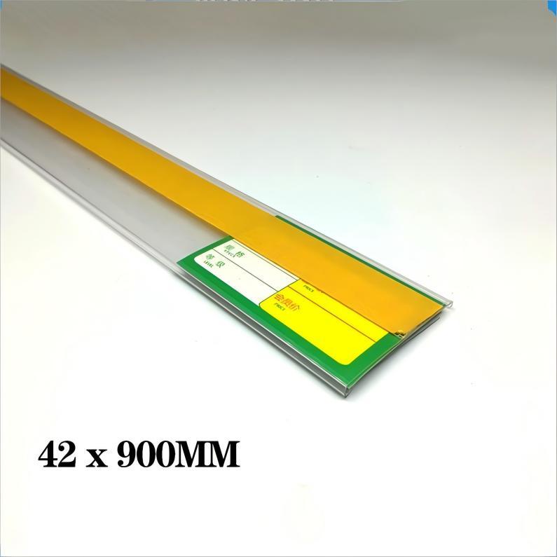

10Pcs Price Rail Double Tape 90Cm Label Harga Minimarket Adhesive Tag Holder Label Harga Rak