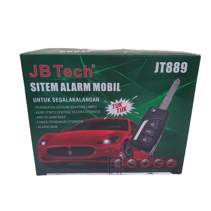 TERLARIS ALARM MOBIL JB TECH JT889 ALARM KUNCI LIPAT JB TECH JT889