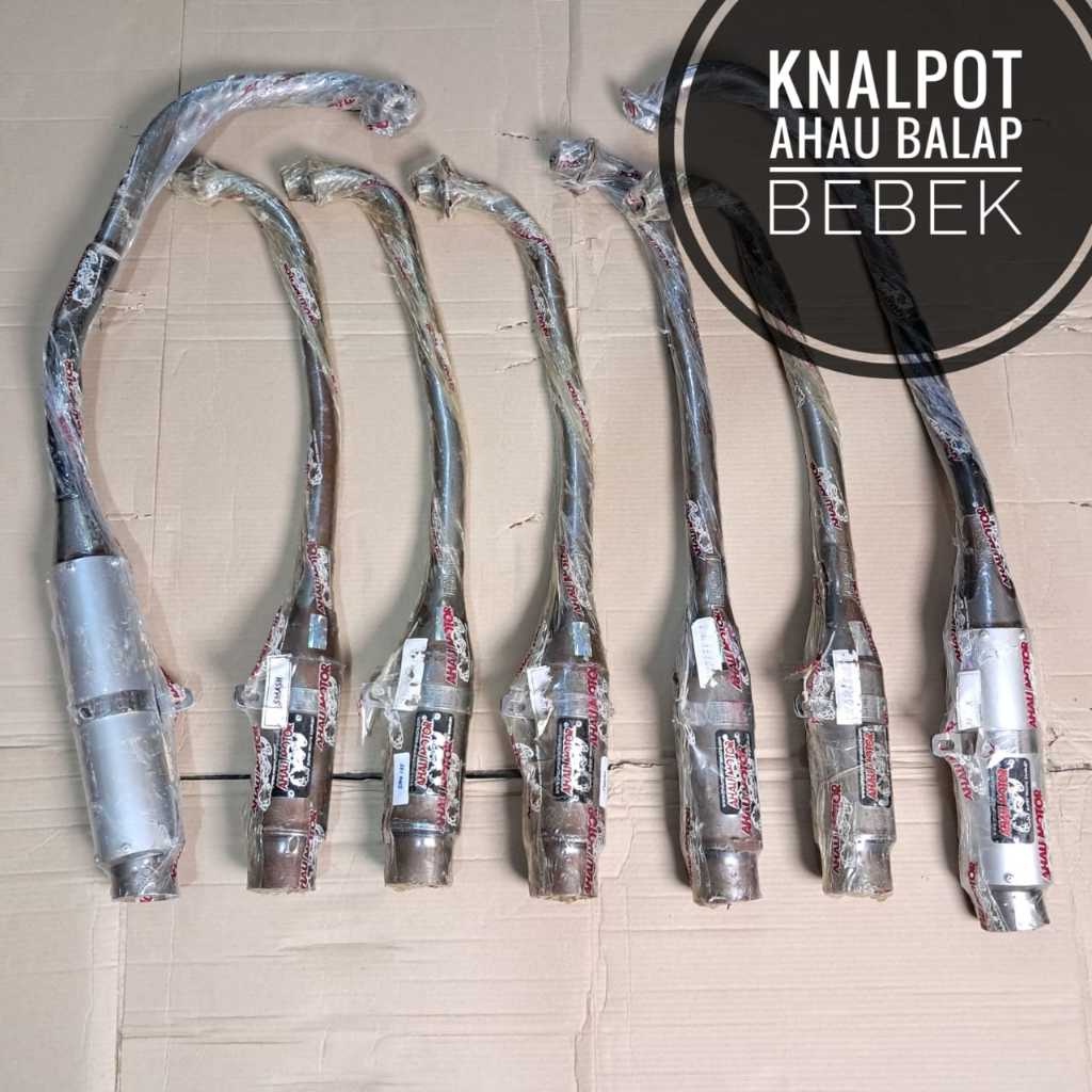 Disc Knalpot Ahau Balap Bebek Satria Fu/Jupiterz/Mx/Shogun 125/Smash/Supra/Kharisma (Sale)